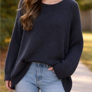 Miracle Women's Crewneck Sweater in Charcoal